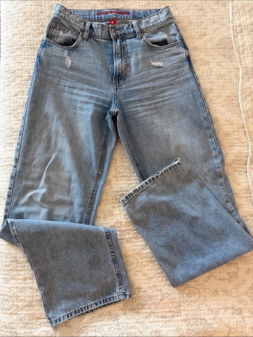 Lucky Brand Light Blue Straight Leg Jeans
